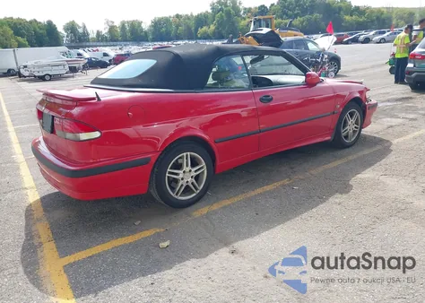 2001 Saab 9-3 Se z USA, uszkodzony, nr VIN YS3DF75K917003208